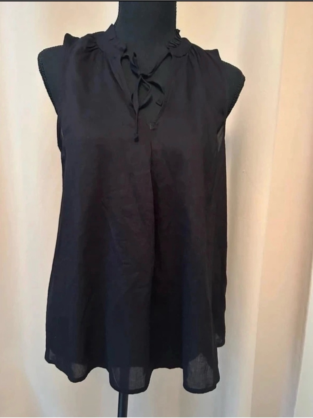 New with tags Sonoma semi sheer black sleeveless top. Women’s medium